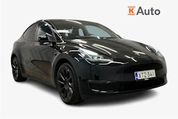 musta Tesla Model Y 2022 kuva 1.