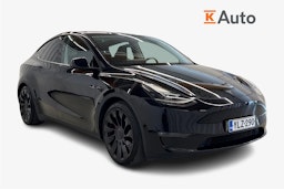 musta Tesla Model Y 2022 kuva 1.
