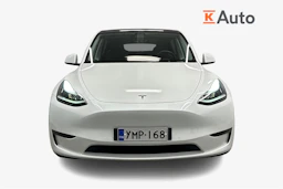 valkoinen Tesla Model Y 2022 kuva 5.