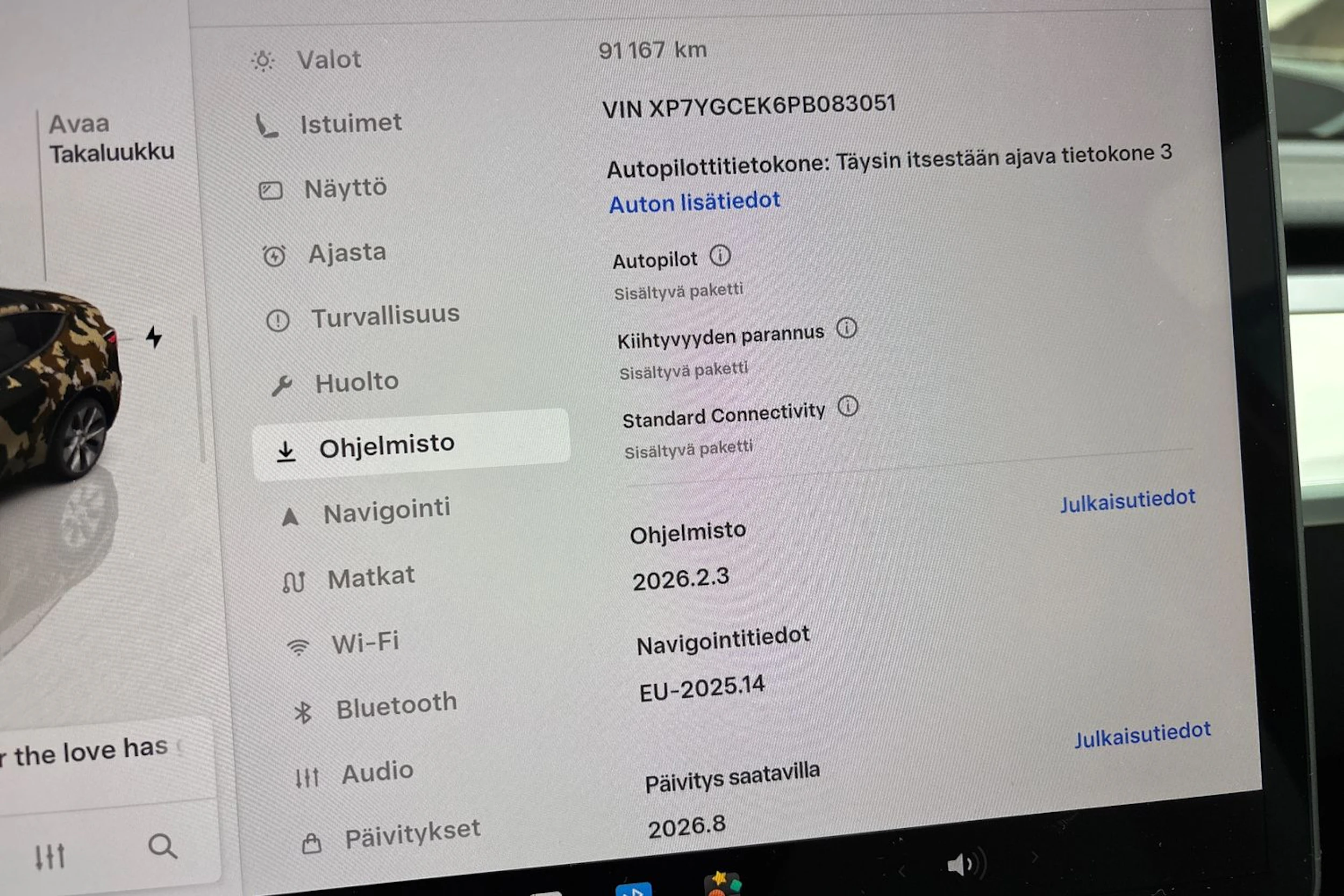 Valkoinen Tesla Model Y 2023 kuva 22.