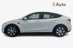 valkoinen Tesla Model Y 2023 kuva 5.