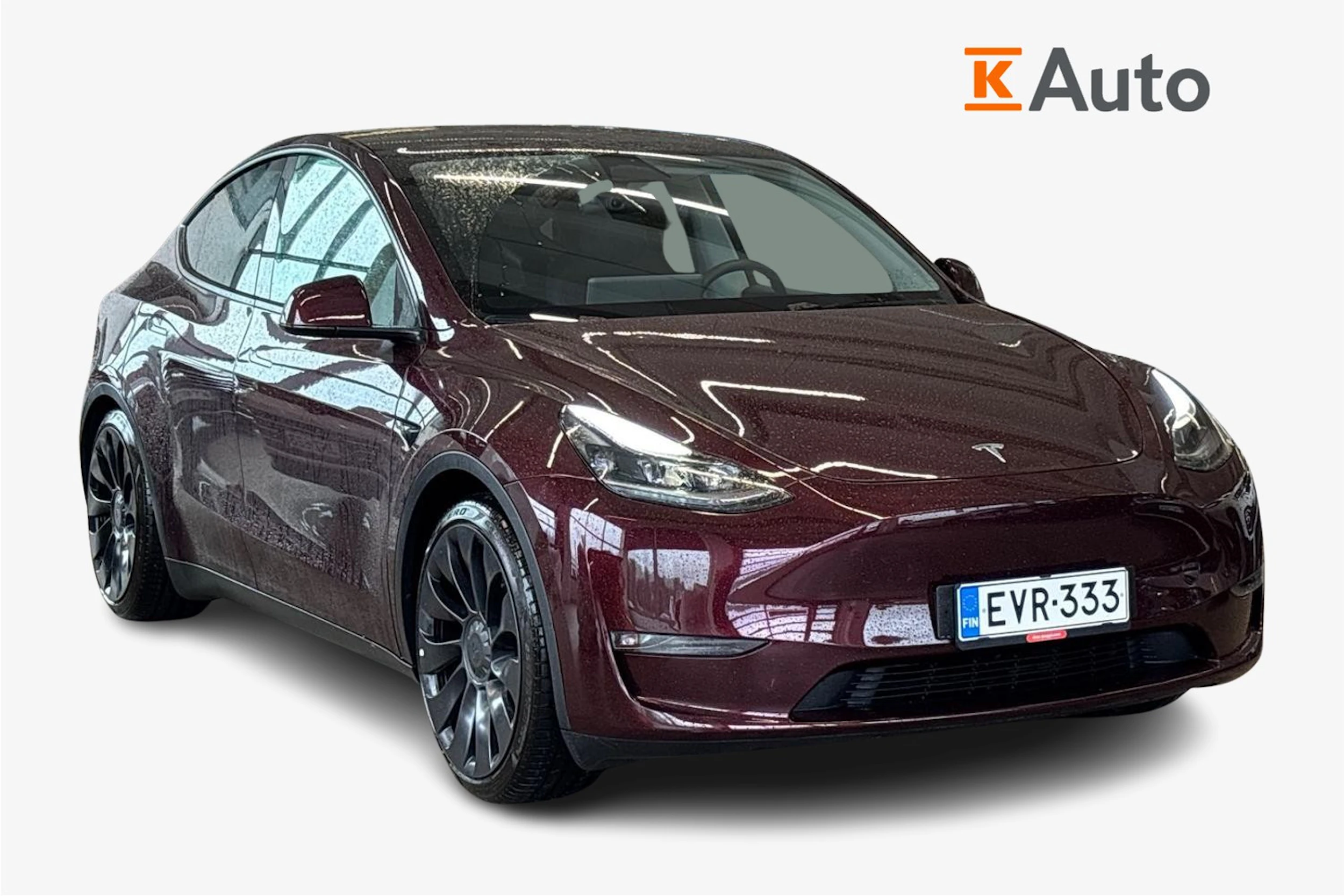 punainen Tesla Model Y 2023 kuva 1.