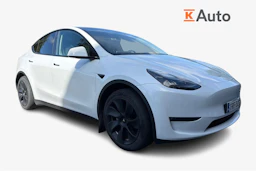 valkoinen Tesla Model Y 2023 kuva 1.