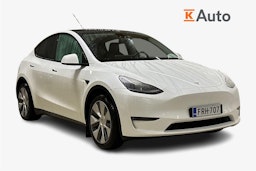 Valkoinen Tesla Model Y 2023 kuva 1.