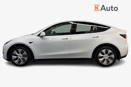 Valkoinen Tesla Model Y 2023 kuva 5.