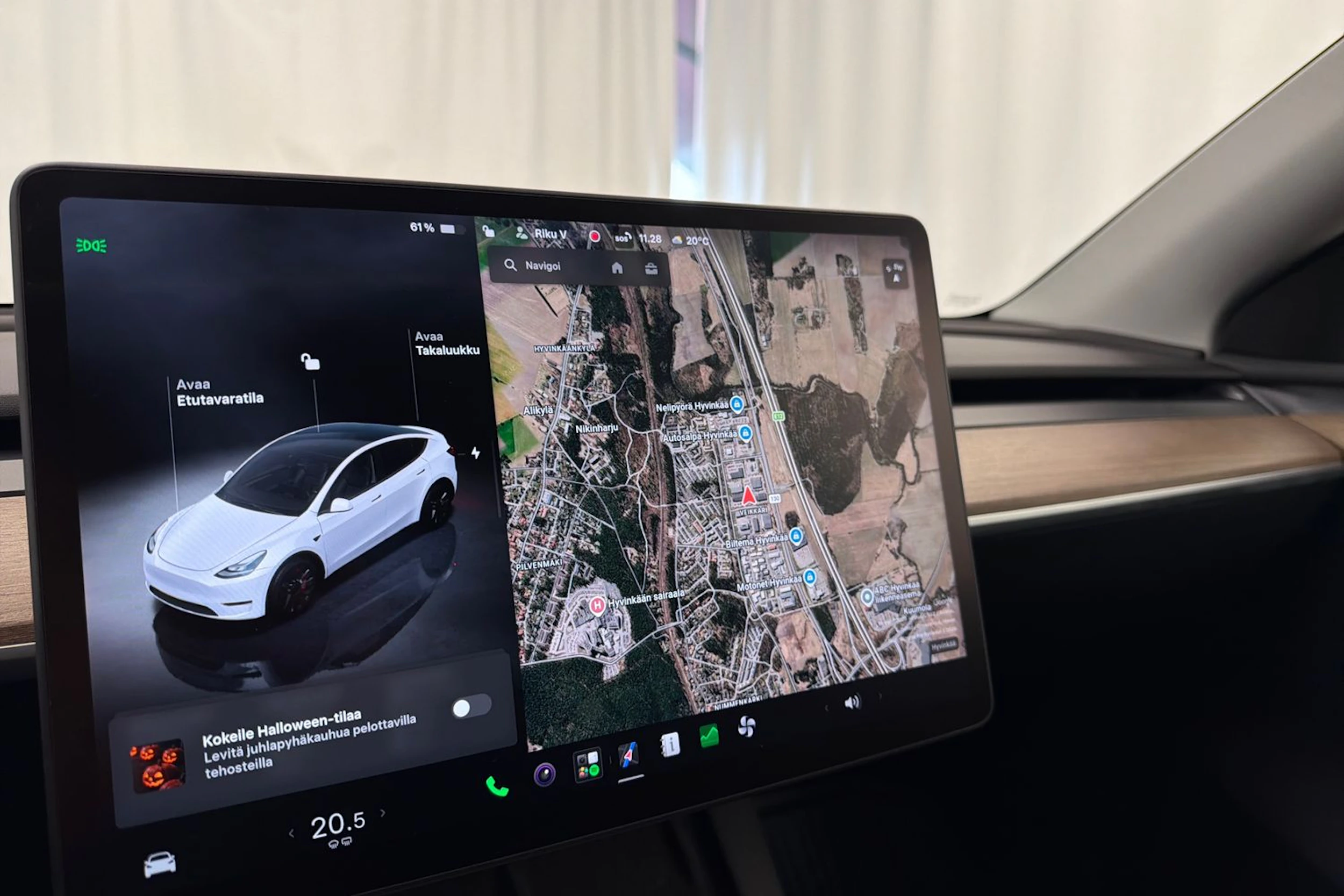 valkoinen Tesla Model Y 2023 kuva 25.