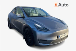 harmaa Tesla Model Y 2023 kuva 1.