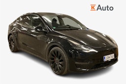 musta Tesla Model Y 2023 kuva 1.