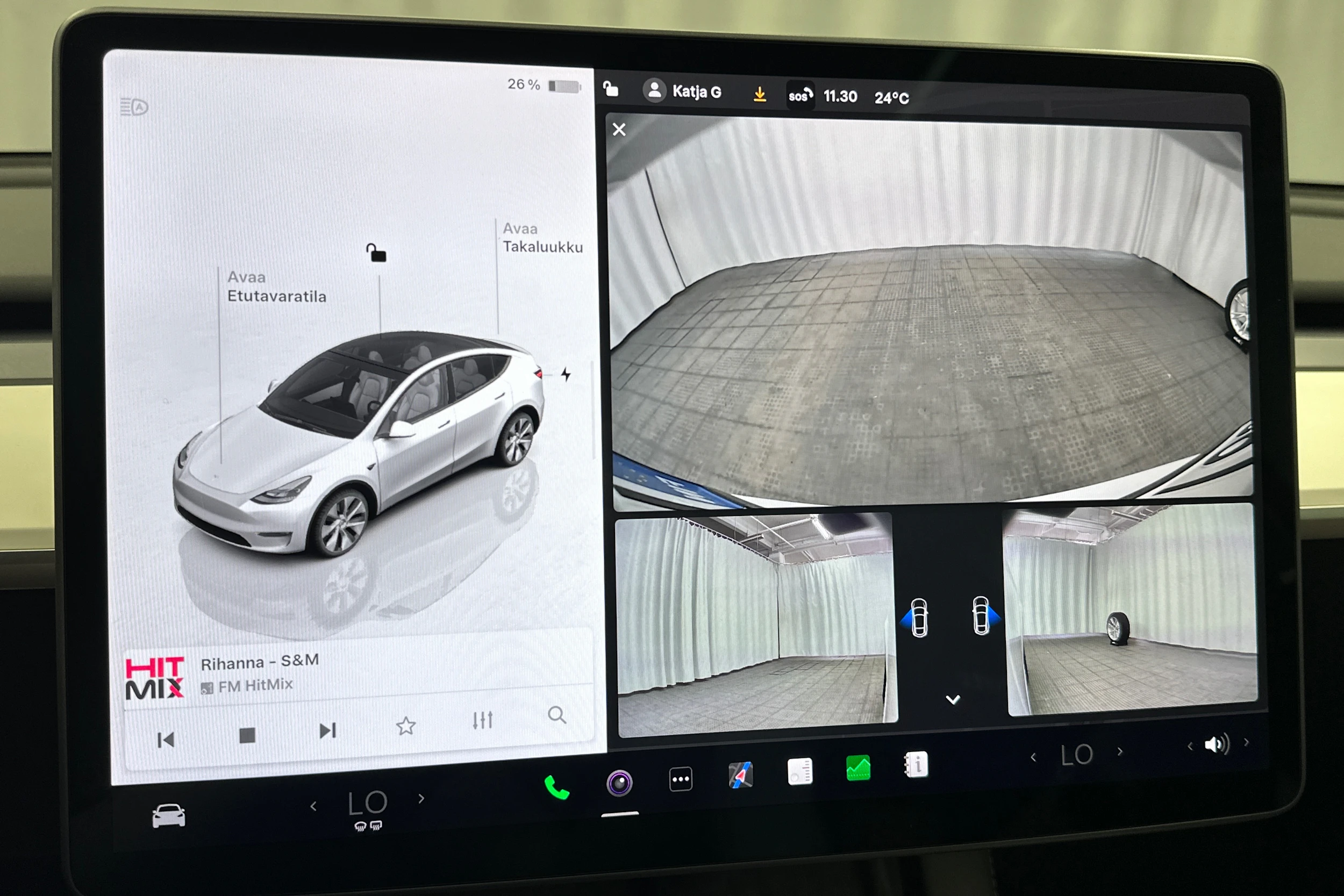 valkoinen Tesla Model Y 2023 kuva 27.