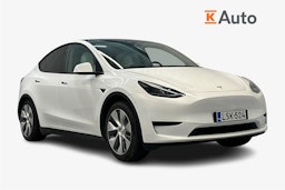 Valkoinen Tesla Model Y 2023 kuva 1.