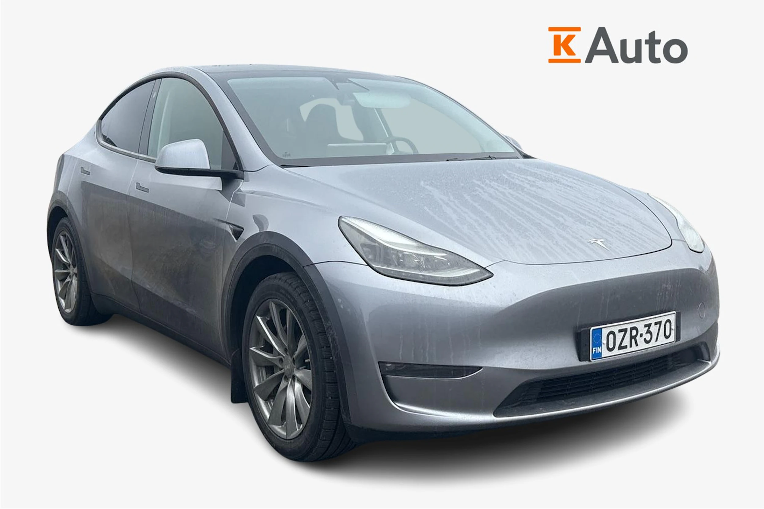 Harmaa Tesla Model Y 2023 kuva 1.
