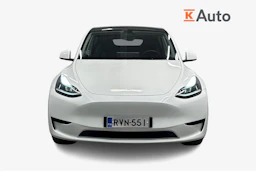 valkoinen Tesla Model Y 2024 kuva 4.