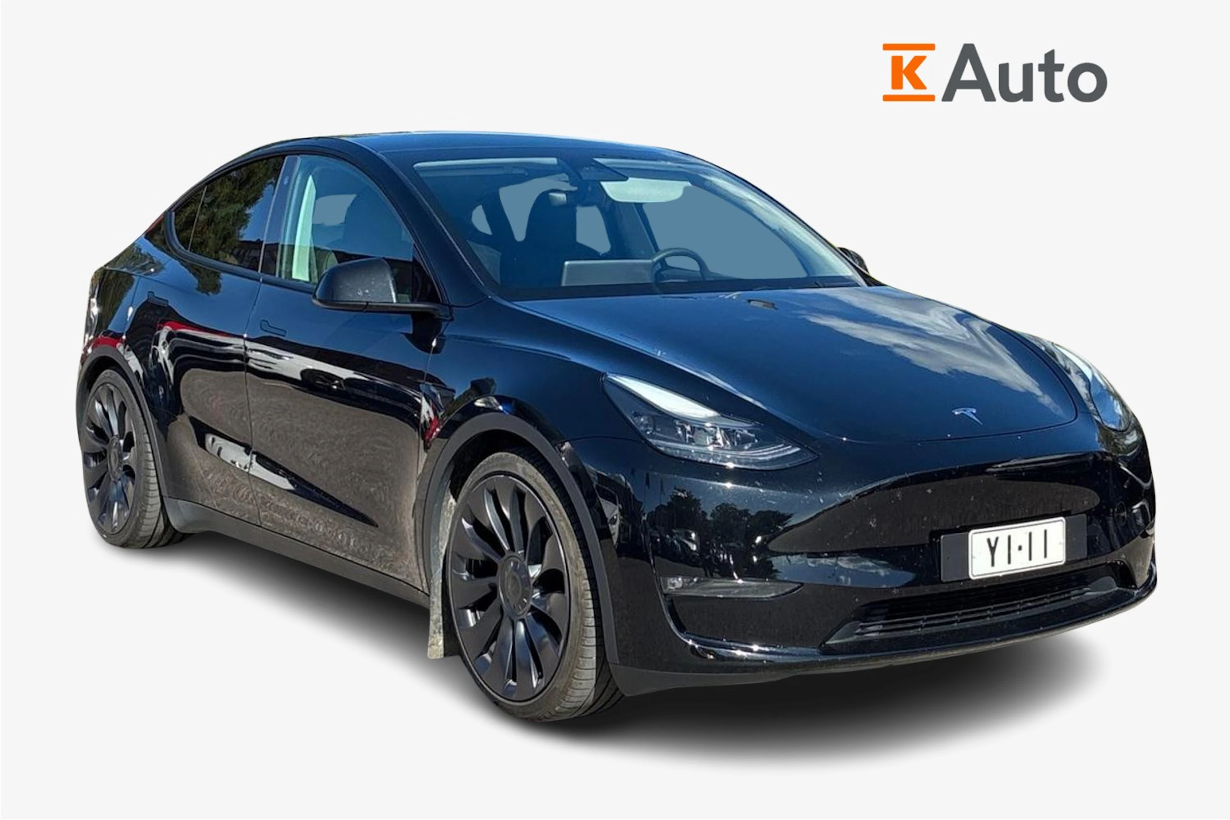 musta Tesla Model Y 2023 kuva 1.