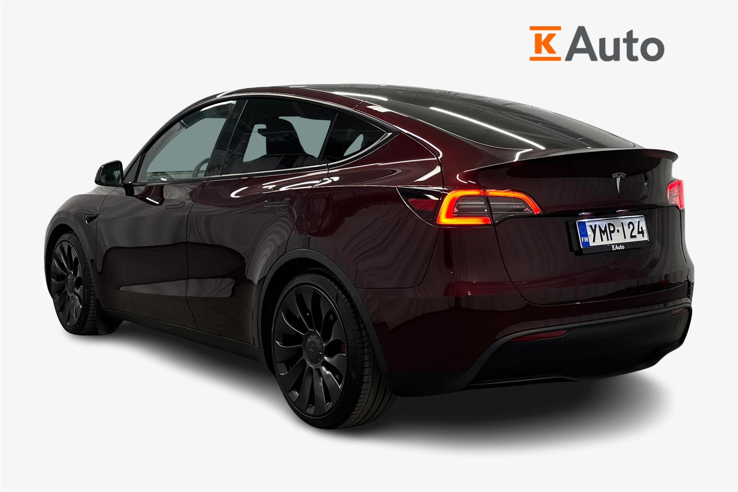 punainen Tesla Model Y 2023 kuva 3.