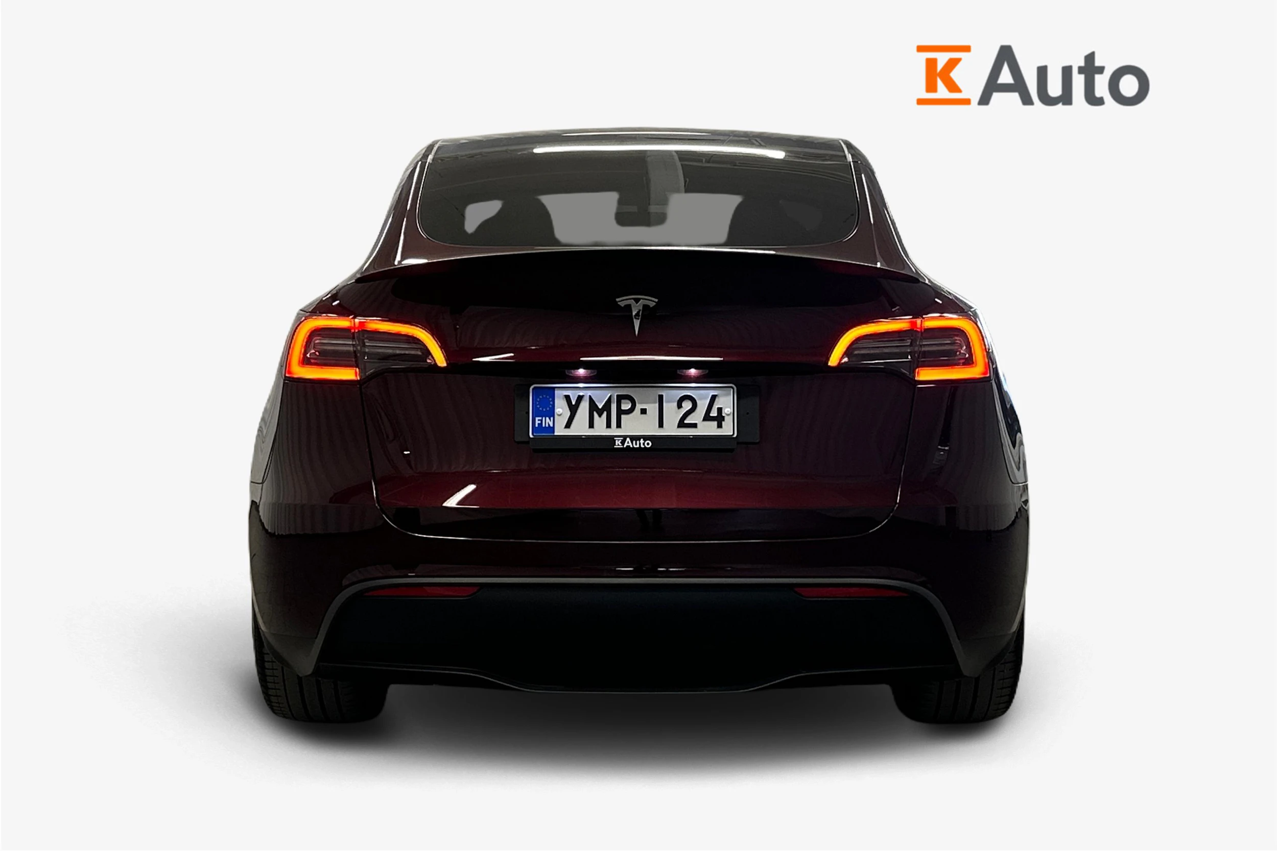 punainen Tesla Model Y 2023 kuva 4.