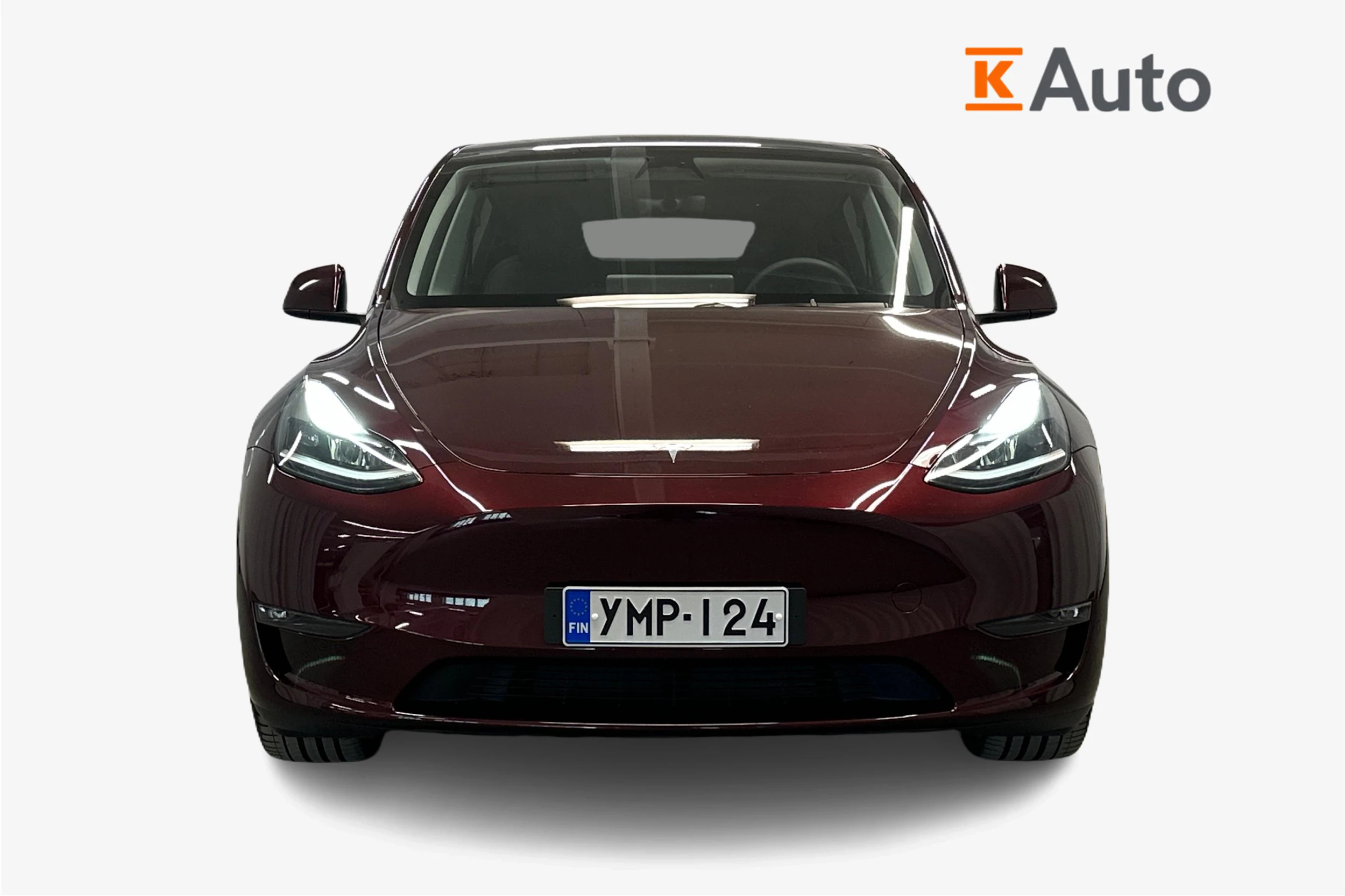 punainen Tesla Model Y 2023 kuva 5.
