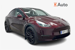 punainen Tesla Model Y 2023 kuva 1.