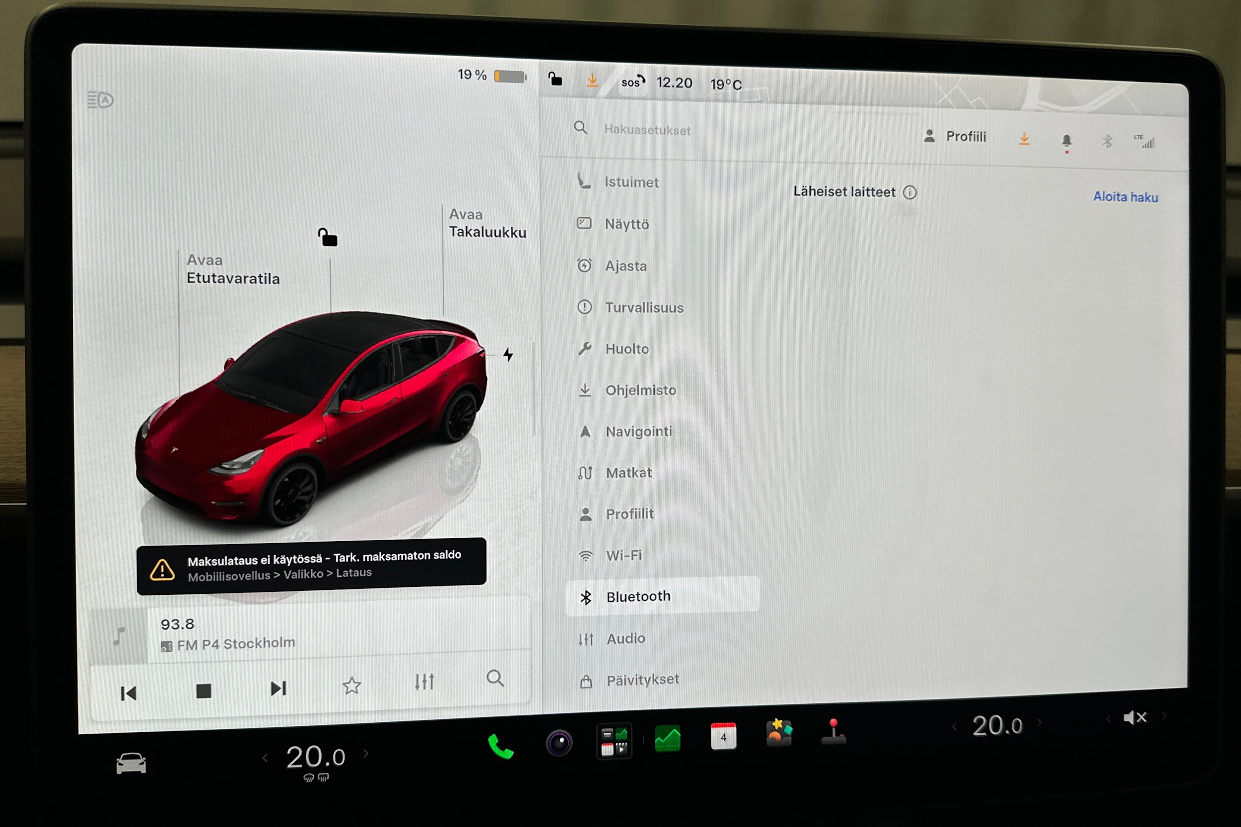 punainen Tesla Model Y 2023 kuva 30.