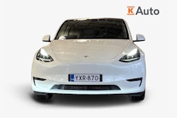 valkoinen Tesla Model Y 2023 kuva 5.