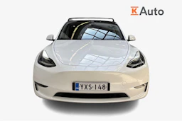 valkoinen Tesla Model Y 2023 kuva 4.