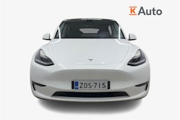 valkoinen Tesla Model Y 2023 kuva 5.