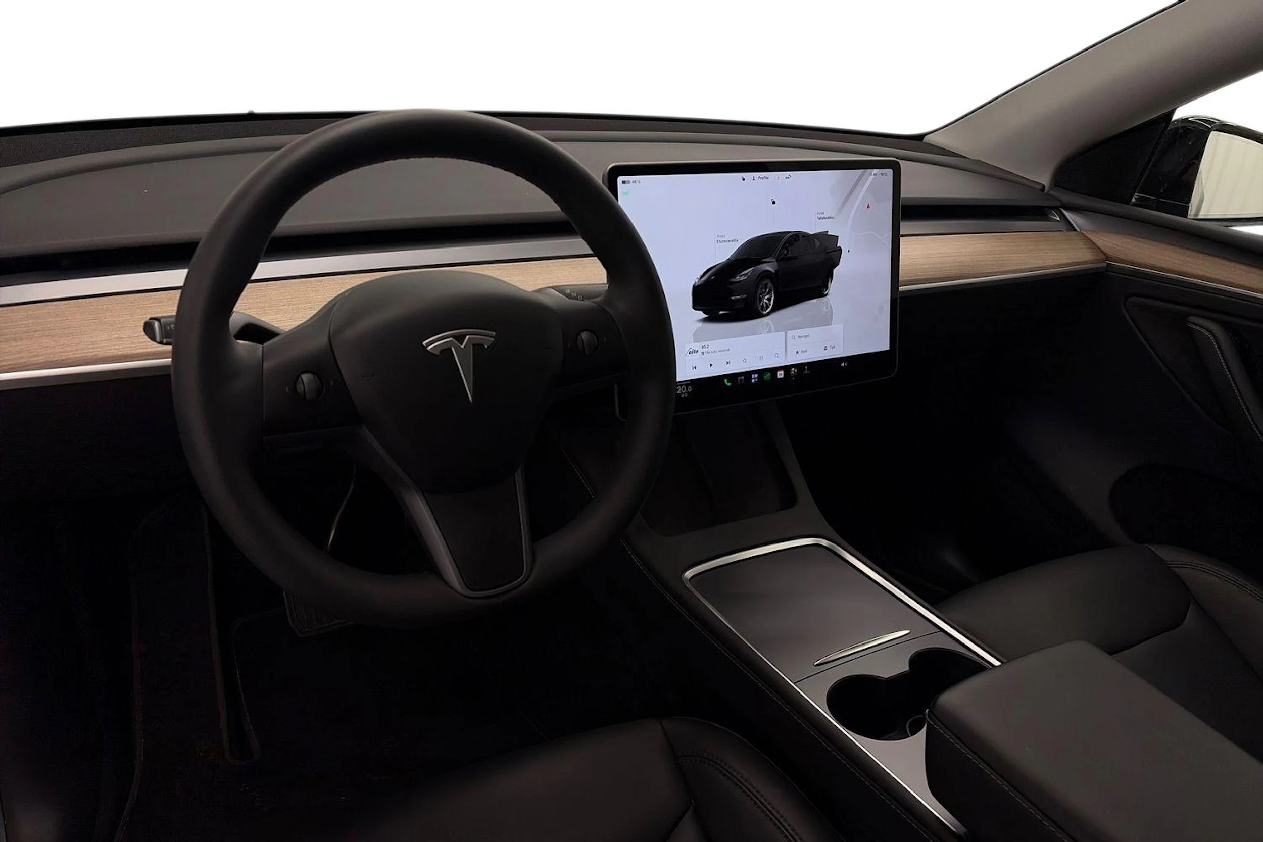 musta Tesla Model Y 2023 kuva 8.