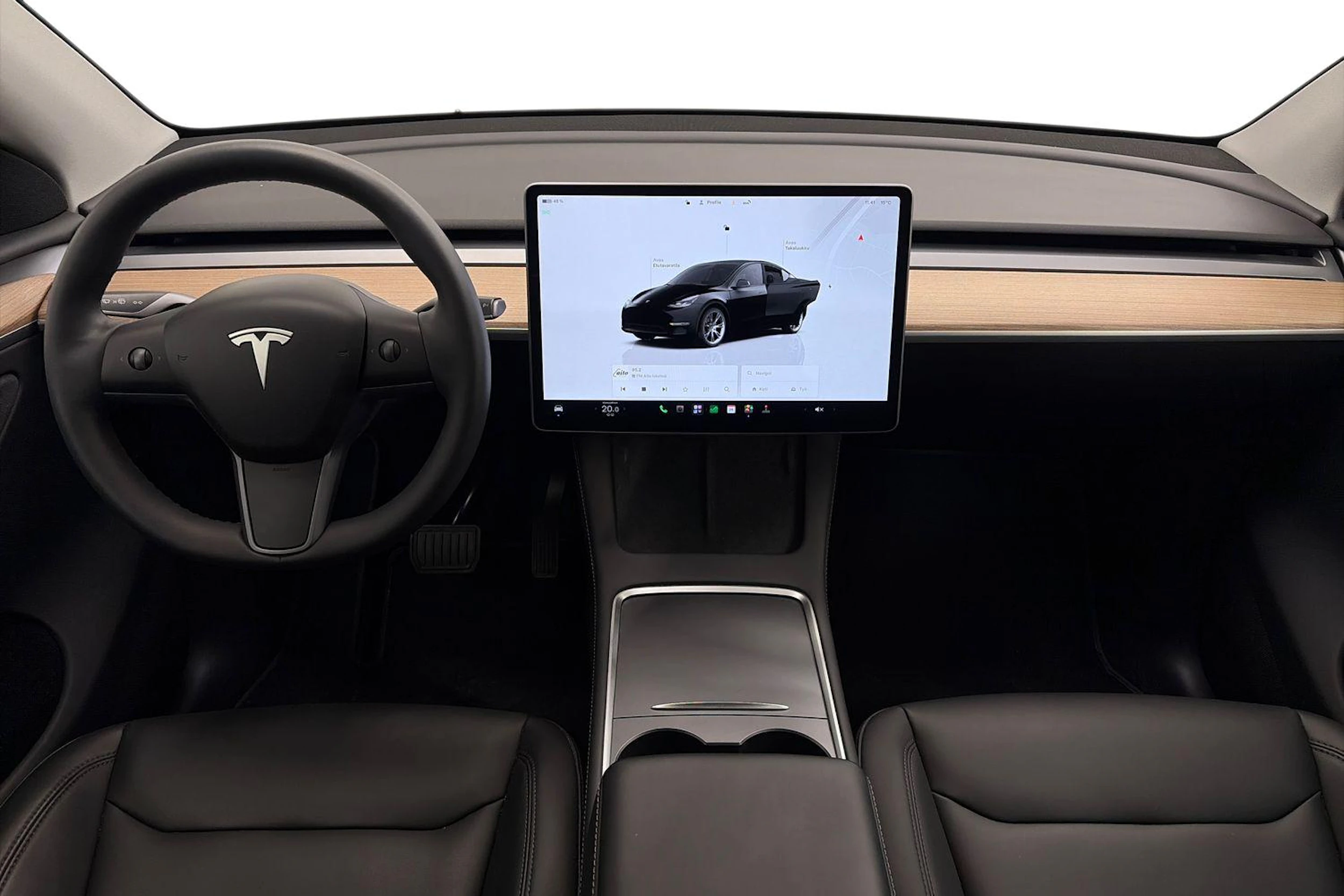 musta Tesla Model Y 2023 kuva 9.