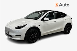 valkoinen Tesla Model Y 2024 kuva 2.