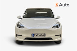 valkoinen Tesla Model Y 2024 kuva 4.