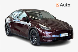 punainen Tesla Model Y 2024 kuva 1.
