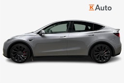 harmaa Tesla Model Y 2024 kuva 6.