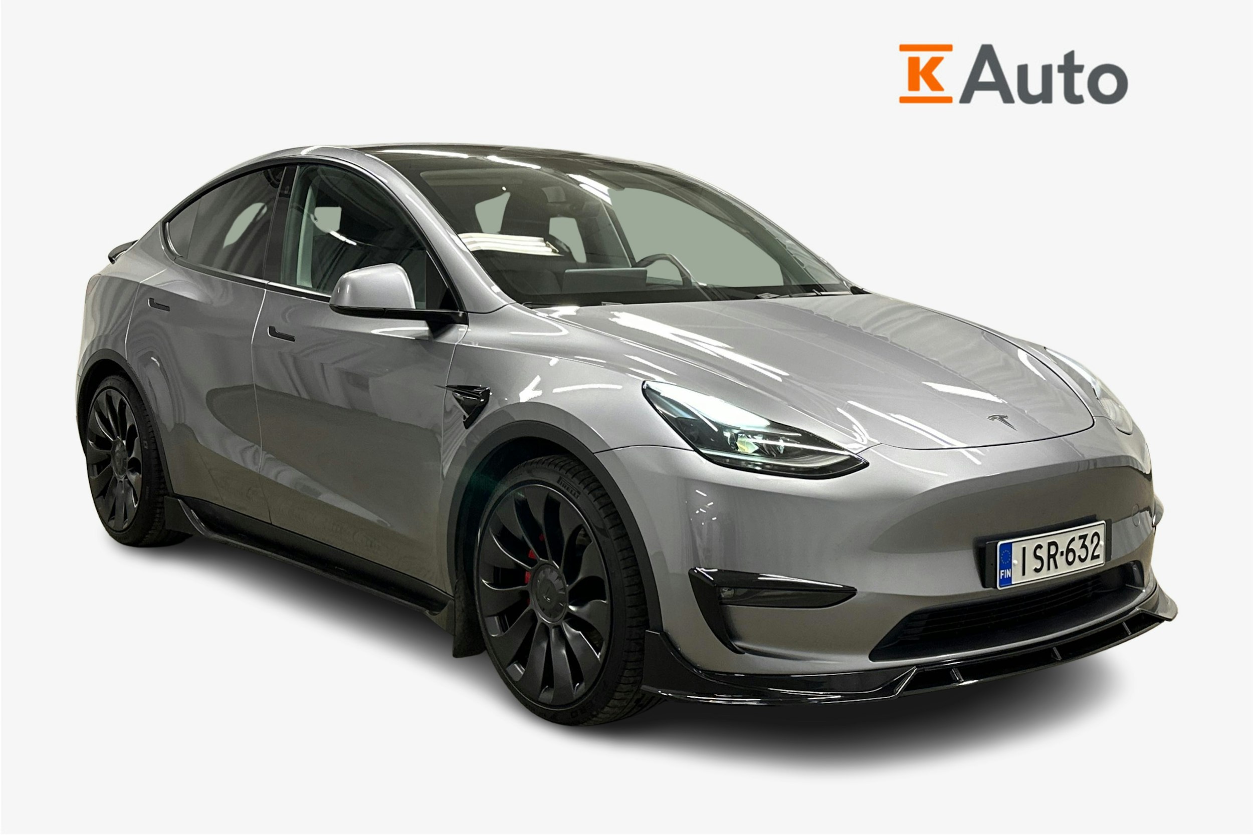harmaa Tesla Model Y 2024 kuva 1.