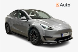 harmaa Tesla Model Y 2024 kuva 1.