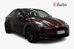 punainen Tesla Model Y 2024 kuva 1.