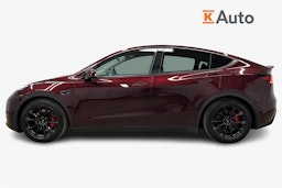 punainen Tesla Model Y 2024 kuva 6.