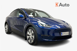 sininen Tesla Model Y 2024 kuva 1.