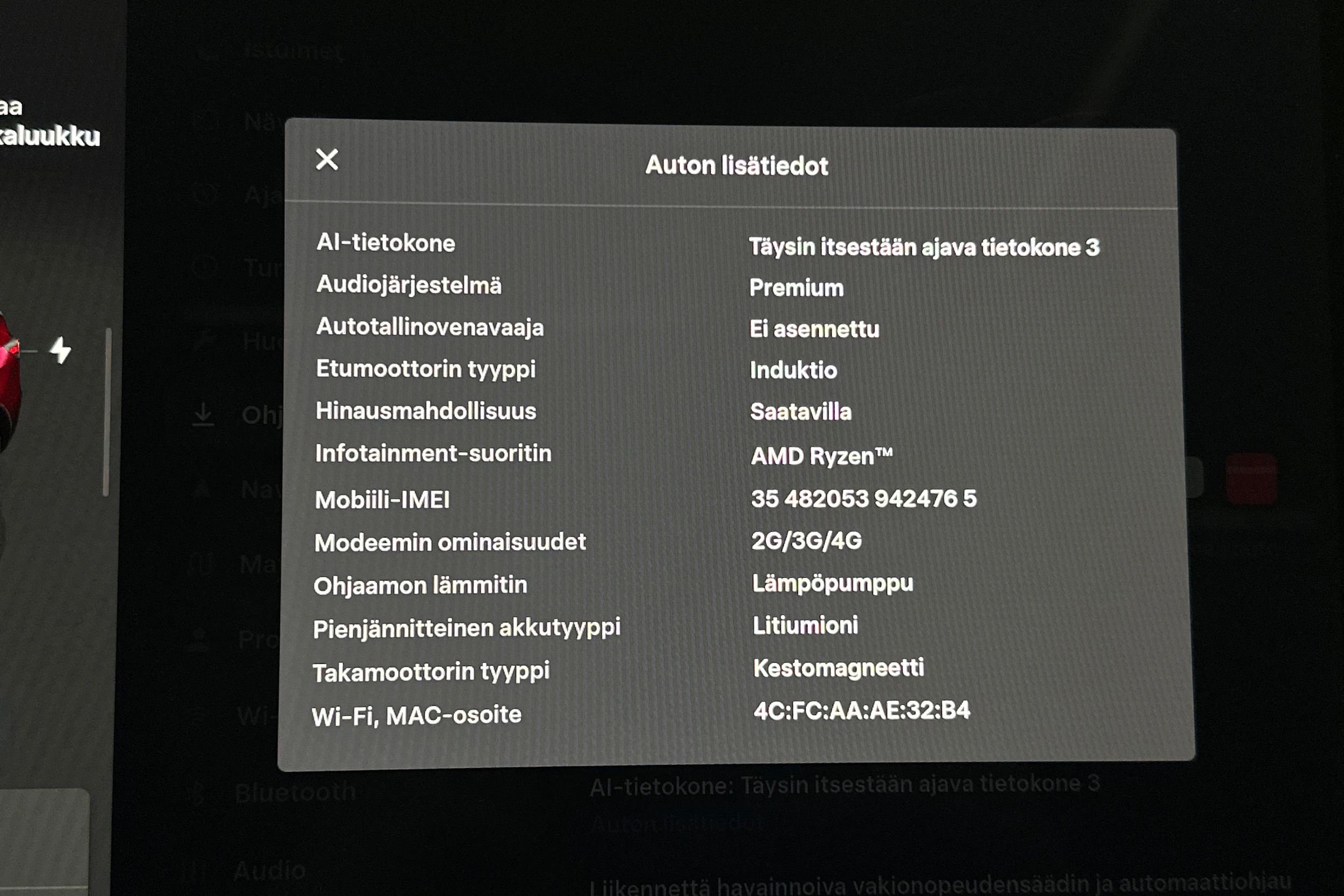 punainen Tesla Model Y 2024 kuva 25.