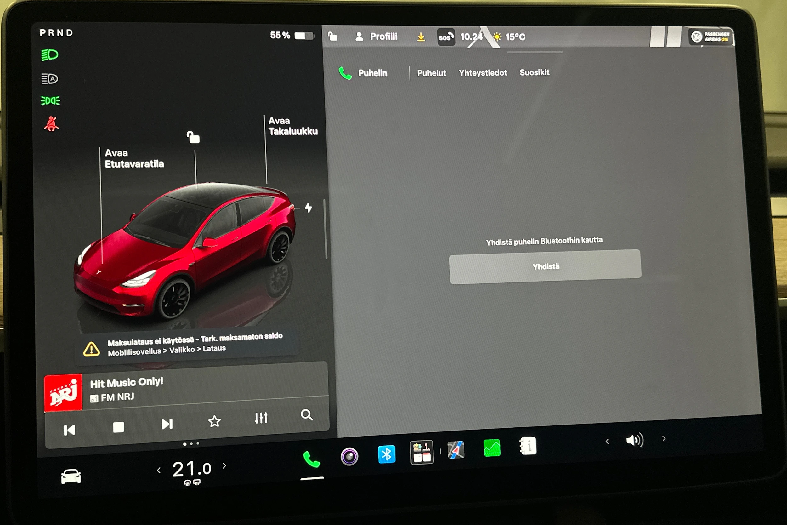 punainen Tesla Model Y 2024 kuva 28.