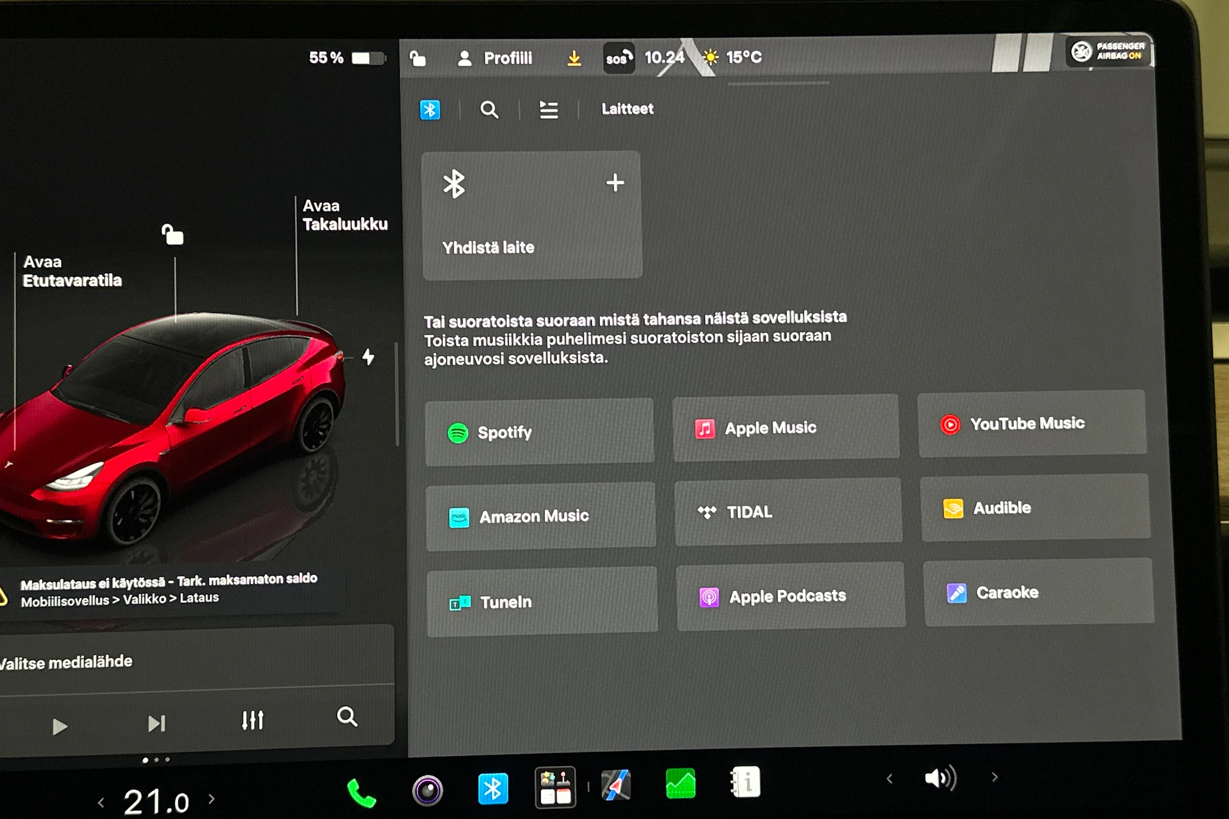 punainen Tesla Model Y 2024 kuva 29.