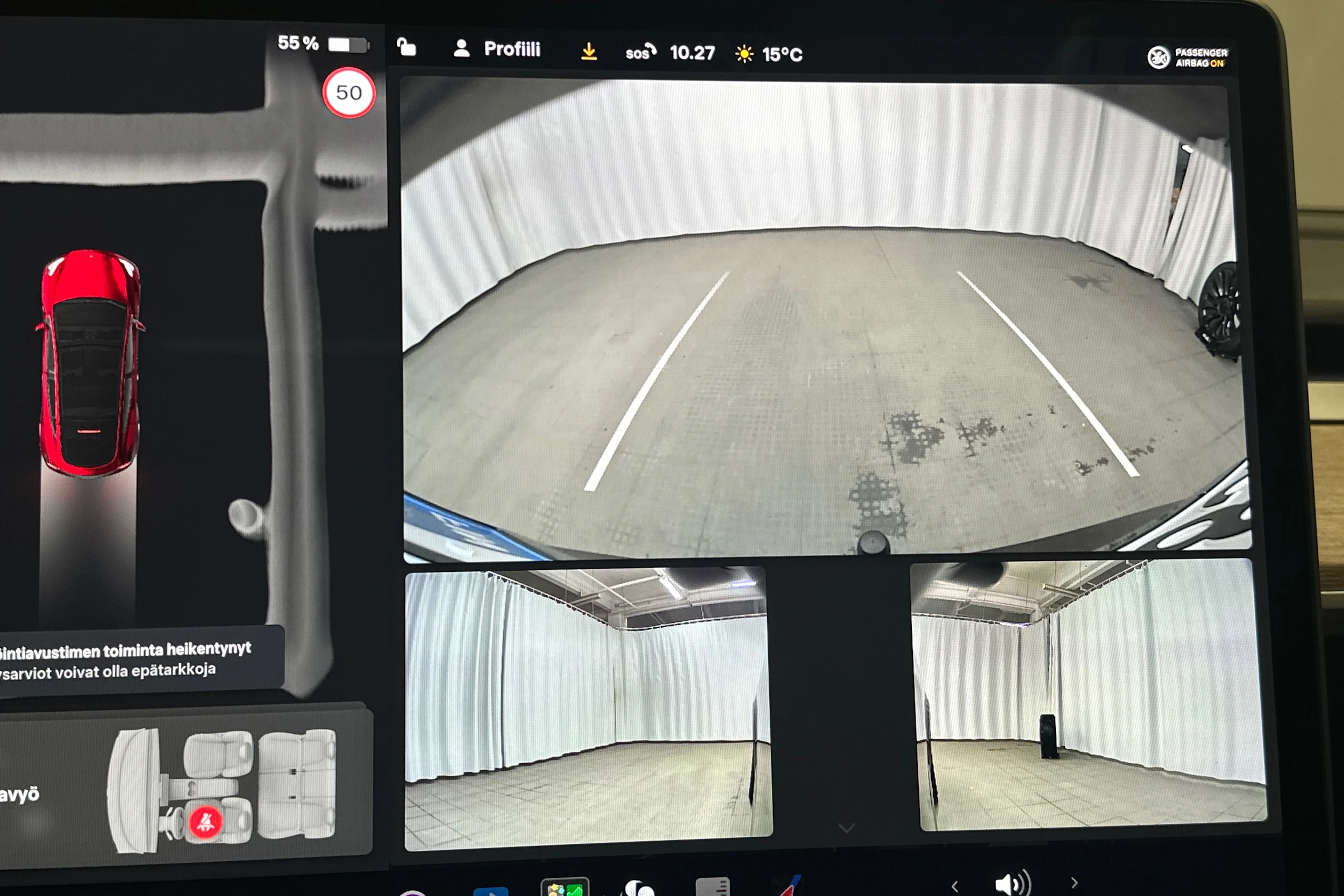 punainen Tesla Model Y 2024 kuva 36.