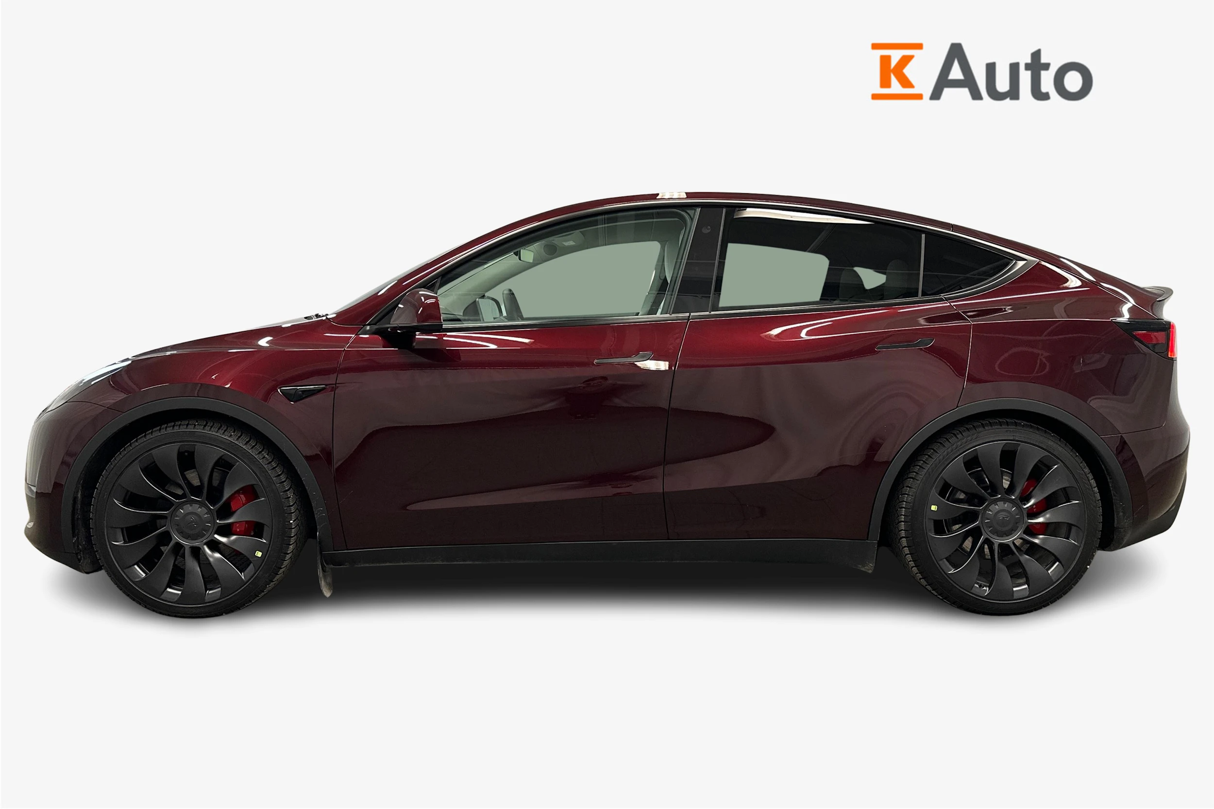 punainen Tesla Model Y 2024 kuva 7.