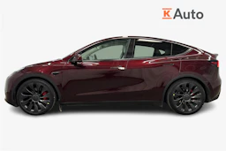punainen Tesla Model Y 2024 kuva 7.