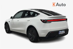valkoinen Tesla Model Y 2025 kuva 2.