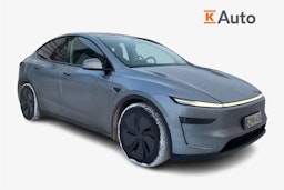 harmaa Tesla Model Y 2025 kuva 1.