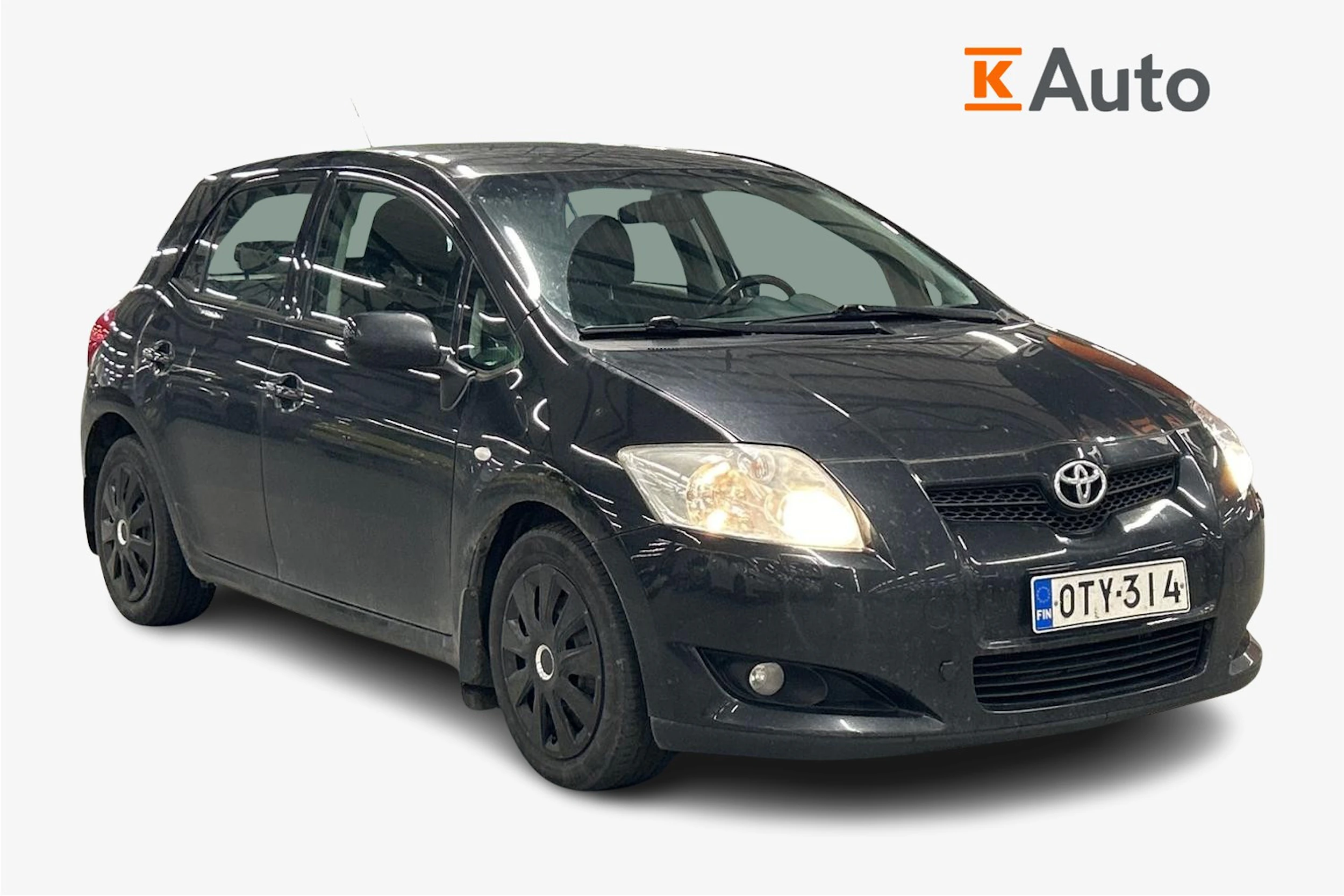 musta Toyota Auris 2008 kuva 1.