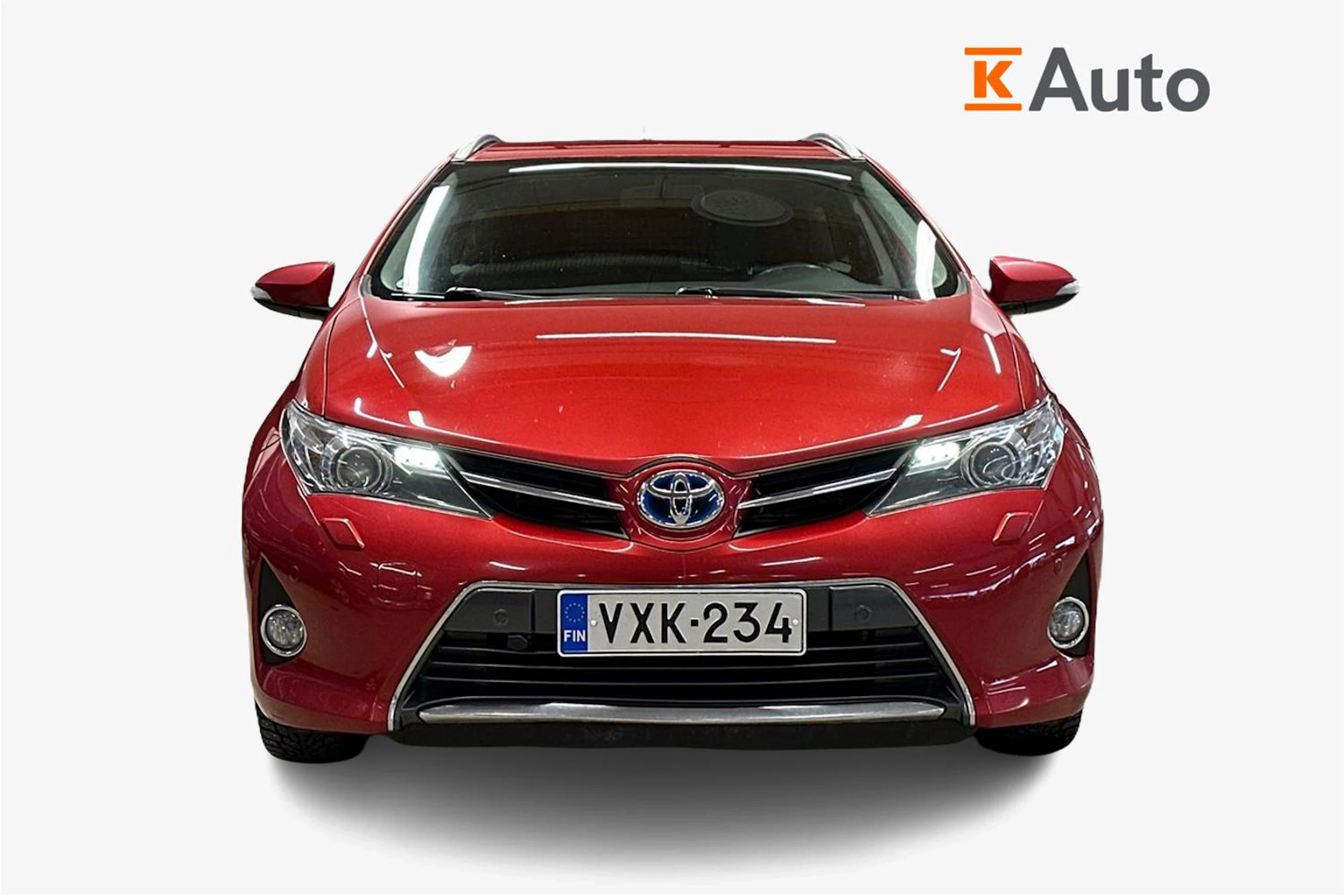 punainen Toyota Auris 2014 kuva 5.