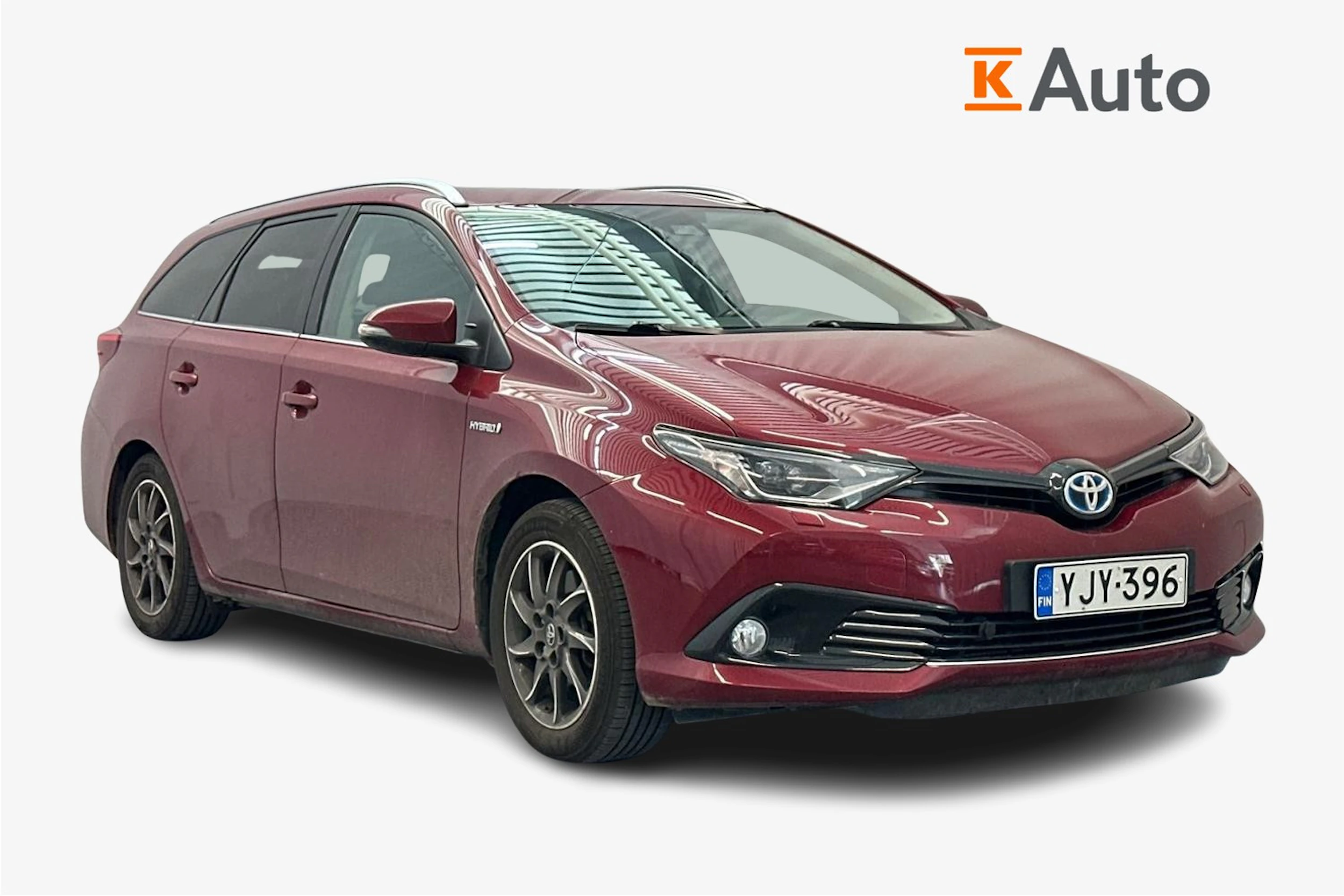 punainen Toyota Auris 2018 kuva 1.
