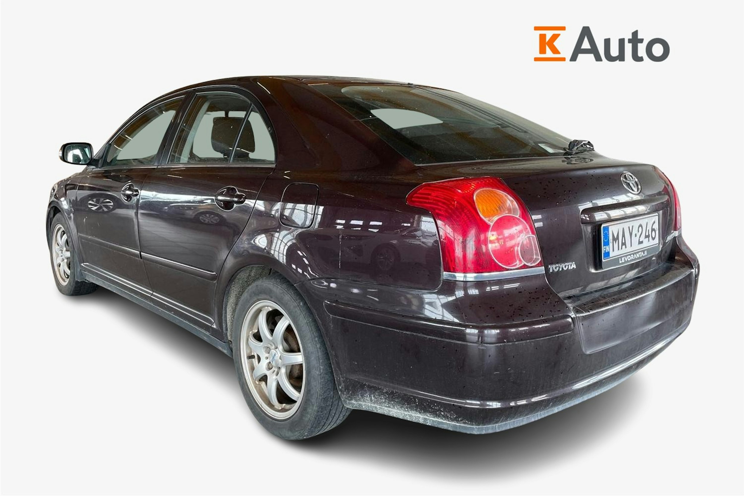 punainen Toyota Avensis 2008 kuva 2.
