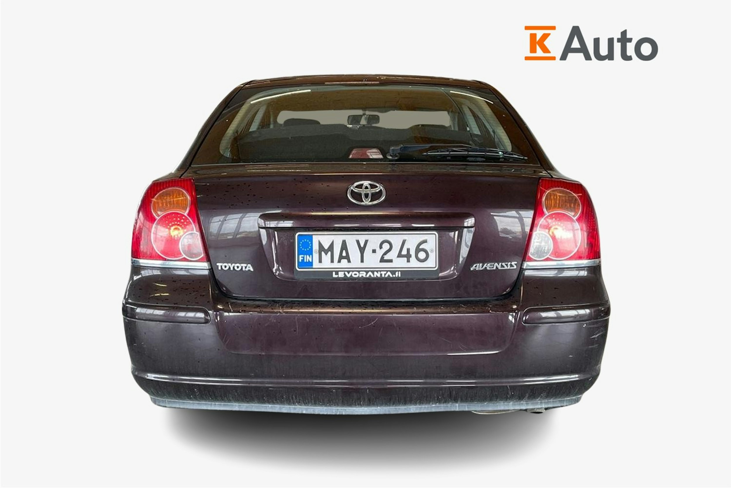 punainen Toyota Avensis 2008 kuva 3.