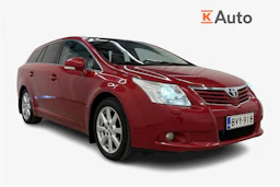 punainen Toyota Avensis 2009 kuva 1.